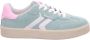 Tamaris leren damestrainers 1-23723-44 779 Lage damesschoen M2372344 Blauw - Thumbnail 2