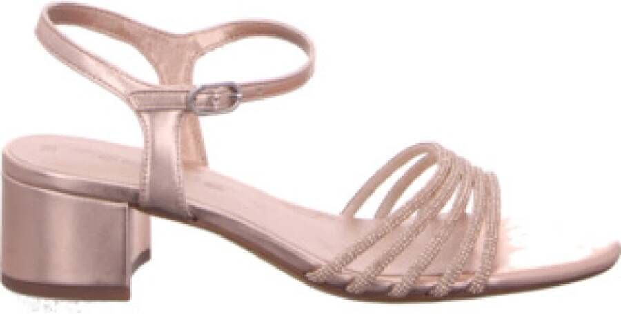 Tamaris Sandaaltjes blokhak feestdagenschuh avondschuh met fonkelende sierstenen - Foto 2