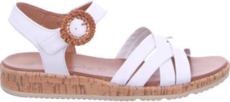 Tamaris Comfort Veterschoenen voor Dames in het wit