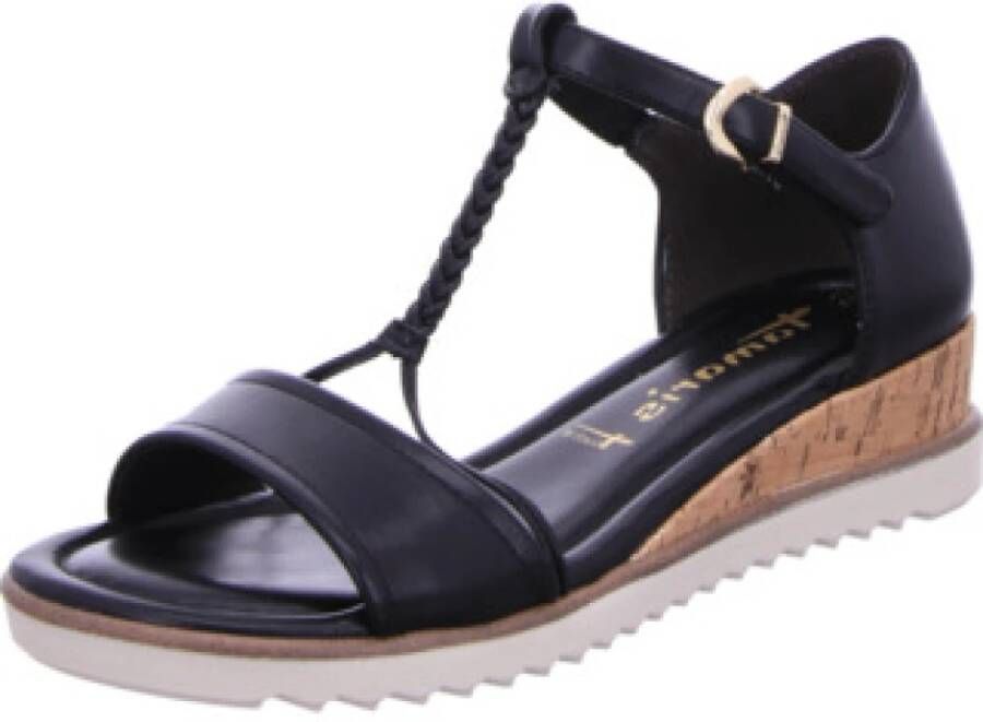 Tamaris Comfortabele damessandalen in effen kleuren