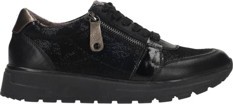 Tamaris Comfortabele sneaker met glittereffect Zwart Dames - Foto 3