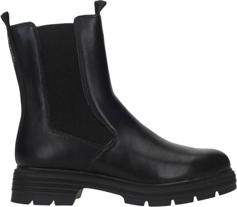 tamaris Comfortabele Vegan Chelsea Boot Black Dames
