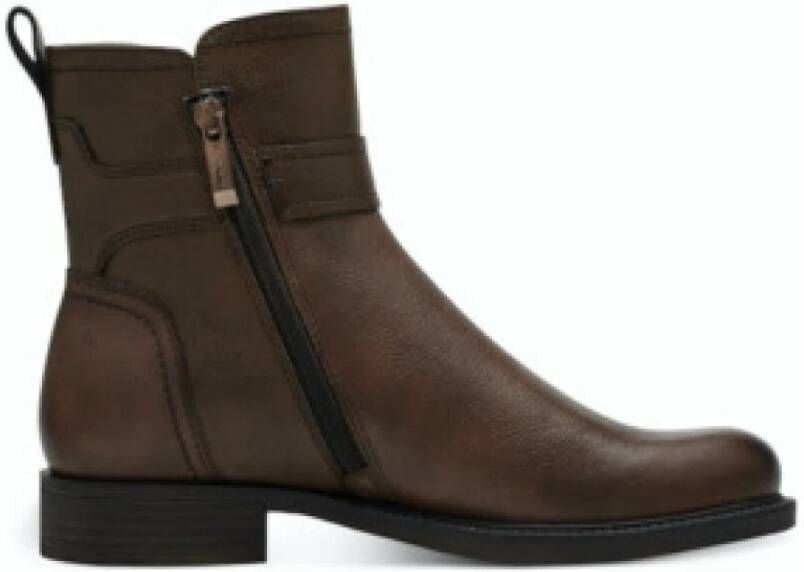 Tamaris Dames Veterschoenen in cafe