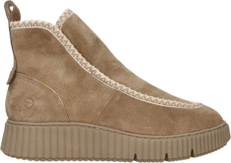 tamaris Dames Winterlaars Beige Dames