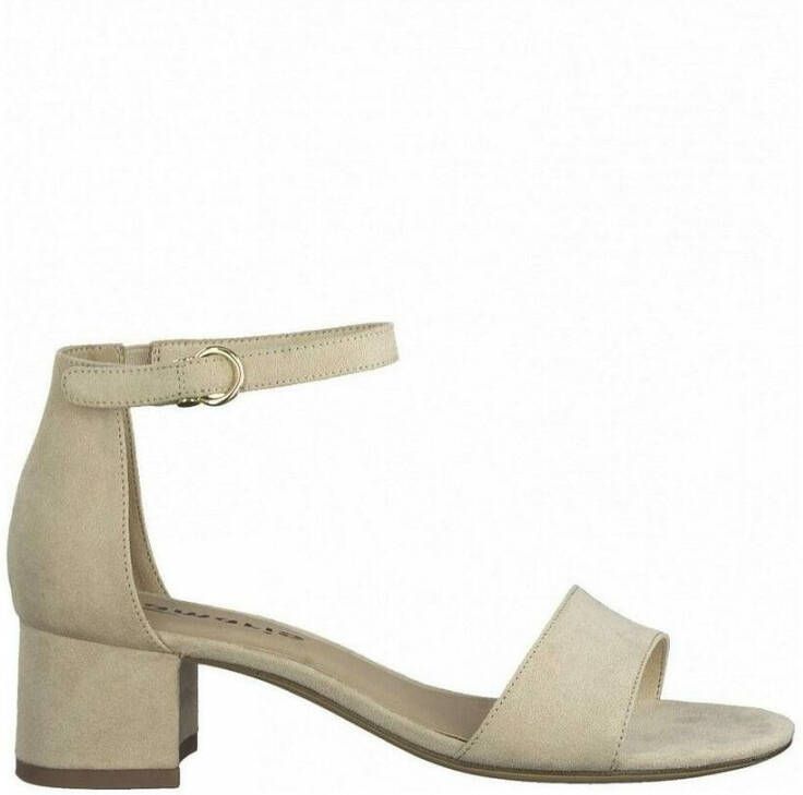 Tamaris Naakt elegante open hoge hiel sandalen Beige Dames - Foto 2
