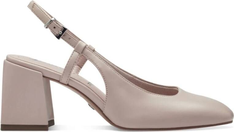 Tamaris Elegante Beige Platte Sandalen