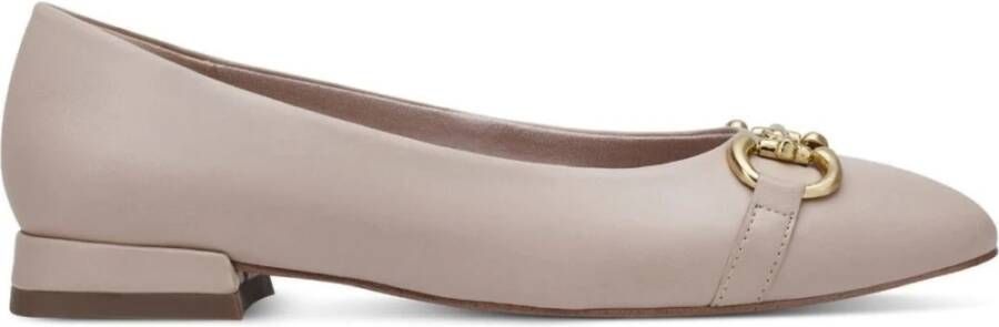 Tamaris Elegante Gesloten Ballerinas in Beige Dames