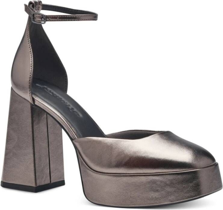 Tamaris Elegante Gesloten Metallic Pumps Gray Dames