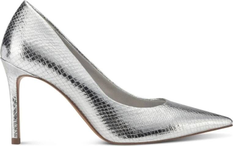 tamaris Elegante Gesloten Zilveren Pumps Gray Dames