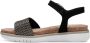Tamaris Suède Kurk Hoge Hak Sandalen Black Dames - Thumbnail 3