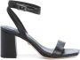 Tamaris Zwarte elegante open sandalen Zwart Dames - Thumbnail 2