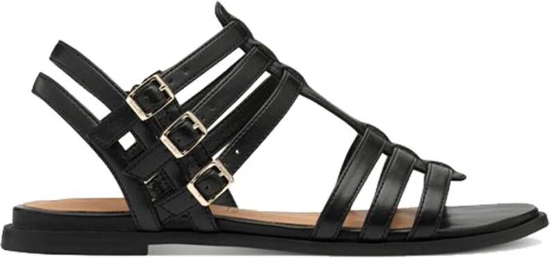 Tamaris Elegante zwarte sandalen voor de zomer