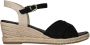 Tamaris 1-28367-42 001 Black -espadrilles -sleehak pups -sandaal - Thumbnail 2