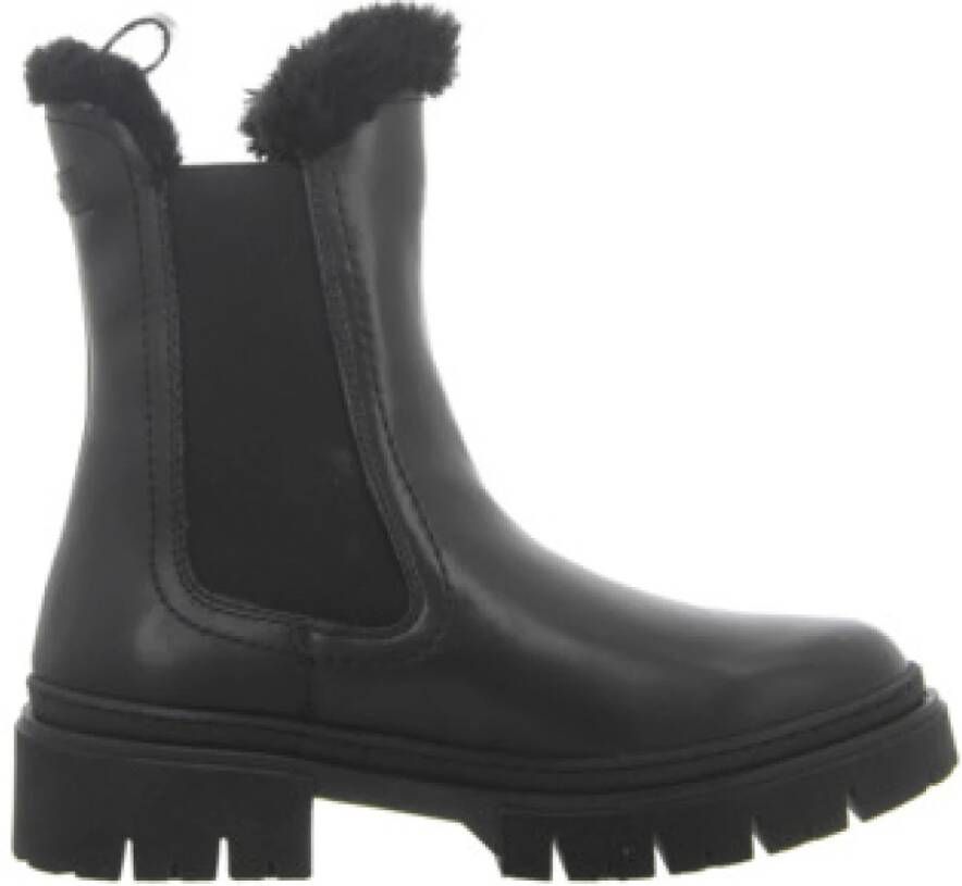 Tamaris dames leren laarzen chelsea laars enkellaars dames gevoerd M2640743 - Foto 3