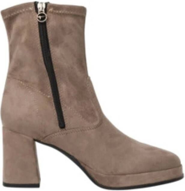 Tamaris Laarsjes met decoratieve naden en beklede hak - Foto 2