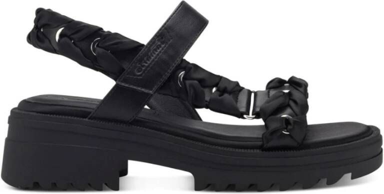 tamaris Flat Sandals Zwart Dames