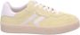 Tamaris leren damestrainers 1-23723-44 651 Lage damesschoen M2372344 Geel - Thumbnail 2