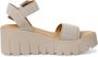 Tamaris Sandalen van leer met geprofileerde plateauzool - Thumbnail 3