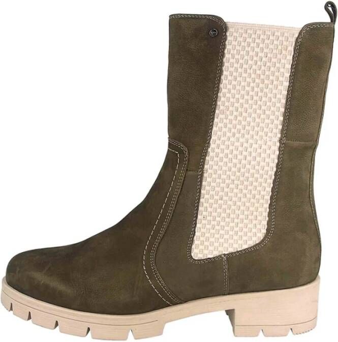 Tamaris Groene Chelsea Boot voor vrouwen