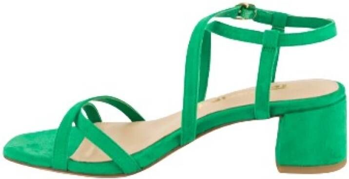 tamaris Groene hoge hak sandalen Green Dames