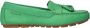 Tamaris Groene leren loafers voor dames Green Dames - Thumbnail 10