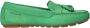 Tamaris Groene leren loafers voor dames Green Dames - Thumbnail 2