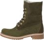 Tamaris Groene Leren Sandalen met Wollen Voering Green Dames - Thumbnail 2