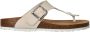 Tamaris Ivoor Leren Voetbed Slipper Beige Dames - Thumbnail 2