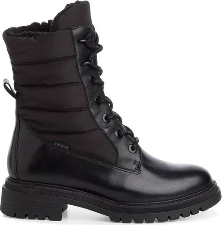 Tamaris Winterlaarzen hakken winter-enkellaars outdoorschoen in materiaalmix