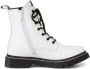 Tamaris Witte gesloten booties voor dames Wit Dames - Thumbnail 1