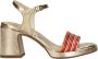 Tamaris Metallic Gouden Sandalette Vegan Zomer Look Multicolor Dames - Thumbnail 3