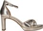 Tamaris Metallic Gouden Vegan Sandalette met 7 5 cm Hak Yellow Dames - Thumbnail 3