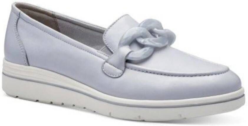 Tamaris Mocassin Schoenen Blue Dames