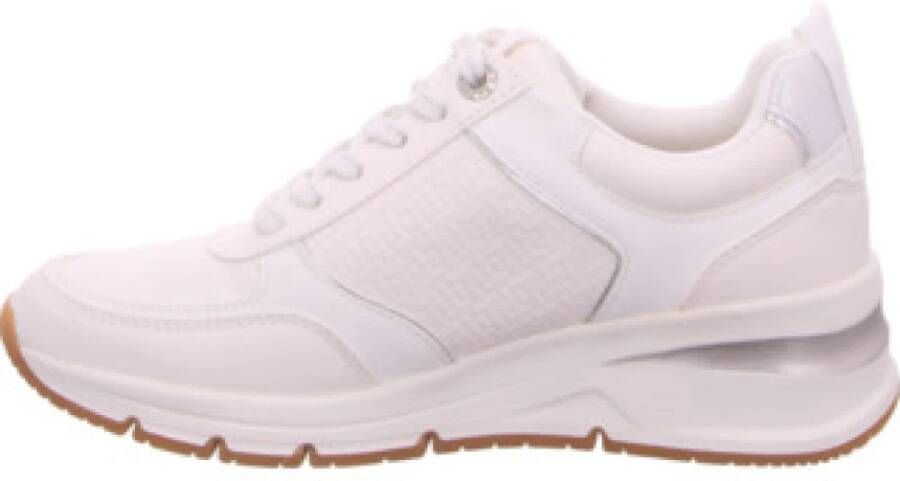 Tamaris Sneakers met sleehak vrijetijdsschoen lage schoen veterschoen met buitenrits - Foto 6