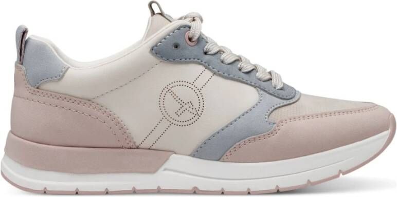 Tamaris Sneakers met sleehak veterschoen vrijetijdsschoen lage schoen met contrastafwerkingen