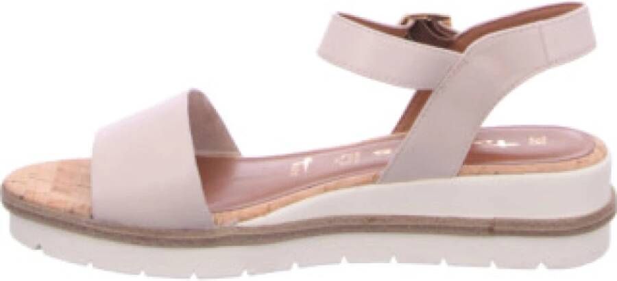 Tamaris Sandaaltjes blokhak feestdagenschuh avondschuh klittenband onder de siergesp - Foto 11