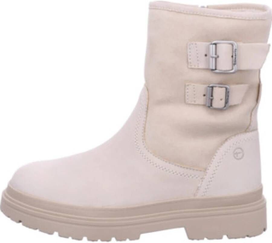 Tamaris Offwhite Winterlaarzen voor dames