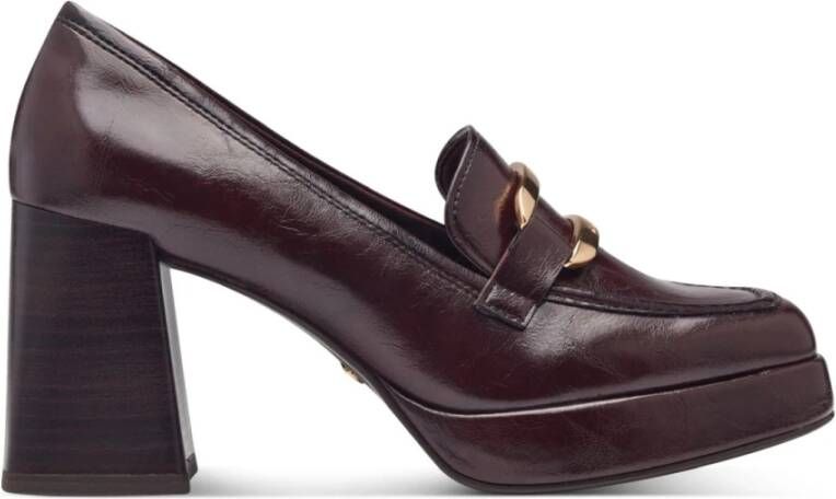 tamaris Rode Loafers voor Vrouwen Red Dames
