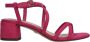 Tamaris Roze Suede Sandalette met Enkelbandje Pink Dames - Thumbnail 3