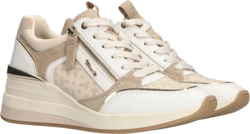 Tamaris Beige Witte Zomer Sneaker voor Dames Multicolor Dames - Foto 4