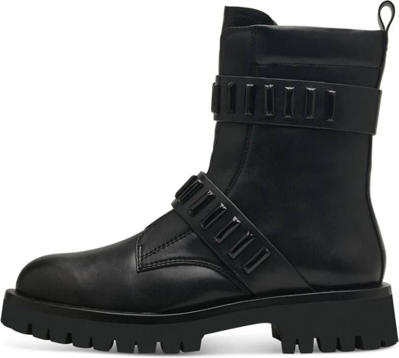 Tamaris Stijlvolle Biker Boots met Warme Voering
