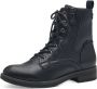 Tamaris Hoge veterschoenen SHAE blokhak veterschoenen laarsjes met decoratieve ritssluiting - Thumbnail 2