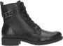 Tamaris Stijlvolle Dames Veterboot Zwart Dames - Thumbnail 22