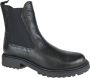 Tamaris dames Chelsea boot leren laarzen enkellaarzen dames M2542741 zwart croco - Thumbnail 2