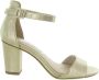 Tamaris Metallic Gouden Sandalette Feest Hakken Yellow - Thumbnail 19