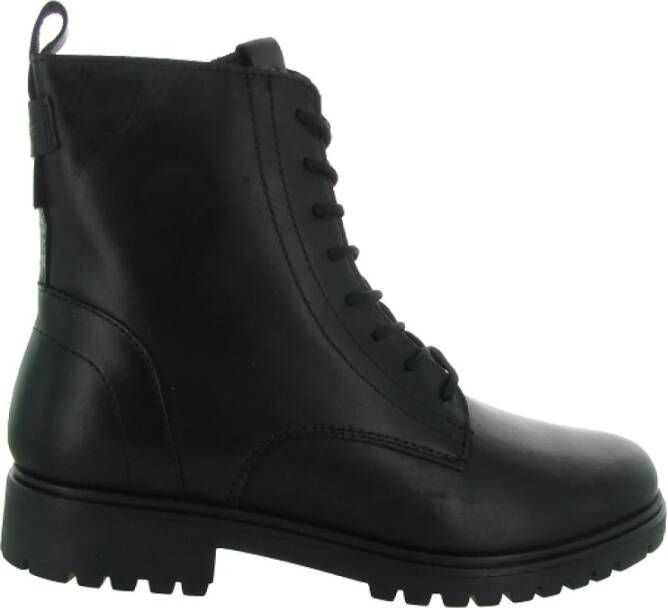 Tamaris leren veterboots zwart - Foto 2