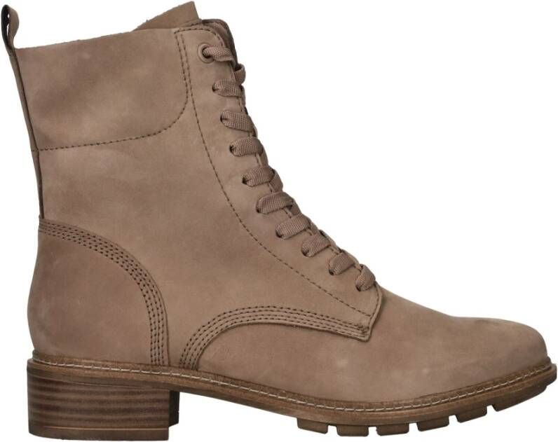 tamaris Stijlvolle Veterboot voor dames Beige Dames