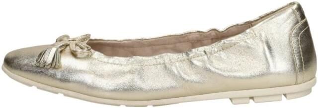 Tamaris Metallic leren ballerina schoenen Yellow Dames - Foto 3