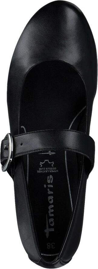 Tamaris Ballerina's blokhak zakelijke schoen met grote verstelbare gesp - Foto 2