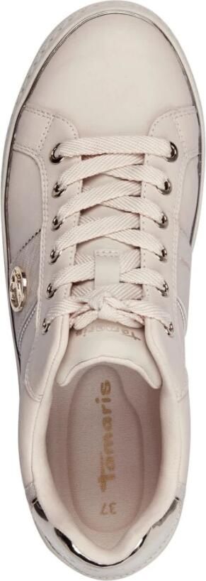 Tamaris Plateausneakers vrijetijdsschoen lage schoen veterschoen met gepolsterde schacht - Foto 7